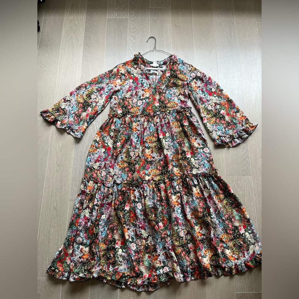 H&M Floral Midi Dress